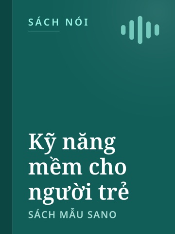 Bìa sách mẫu Kỹ năng mềm cho người trẻ, do Sano tự vẽ
